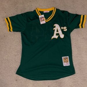 Oakland A’s Reggie Jackson BP jersey Size Medium